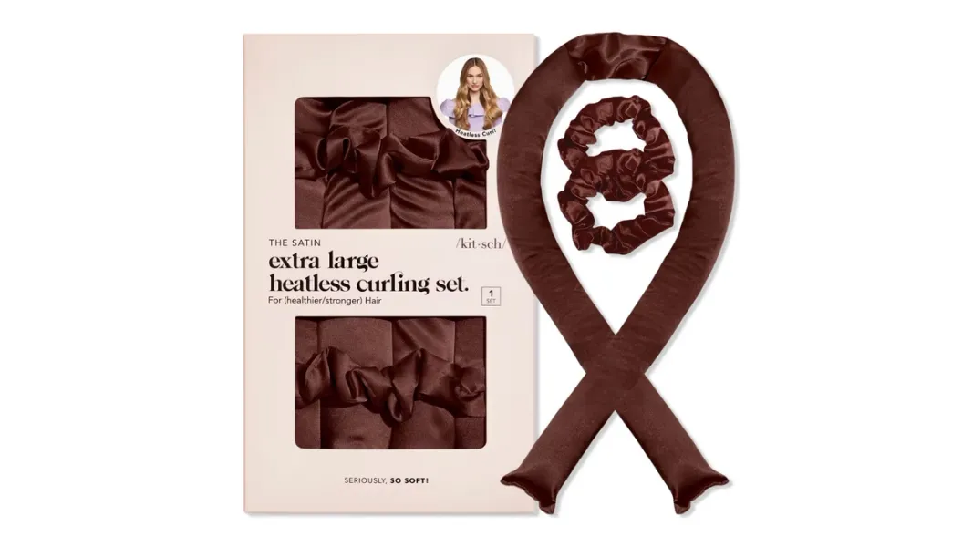 Kitsch Satin Heatless Curling Set: The Ultimate Valentine’s Gift for Luxurious, Frizz-Free Curls