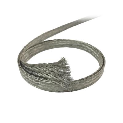 Tinned Copper Braid (flat) - per metre
