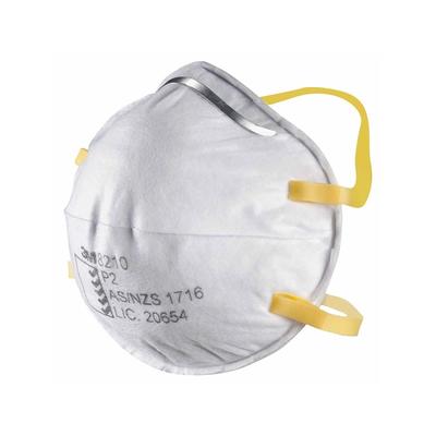 3M 8210 Cupped Particulate Respirator, P2, non-valved