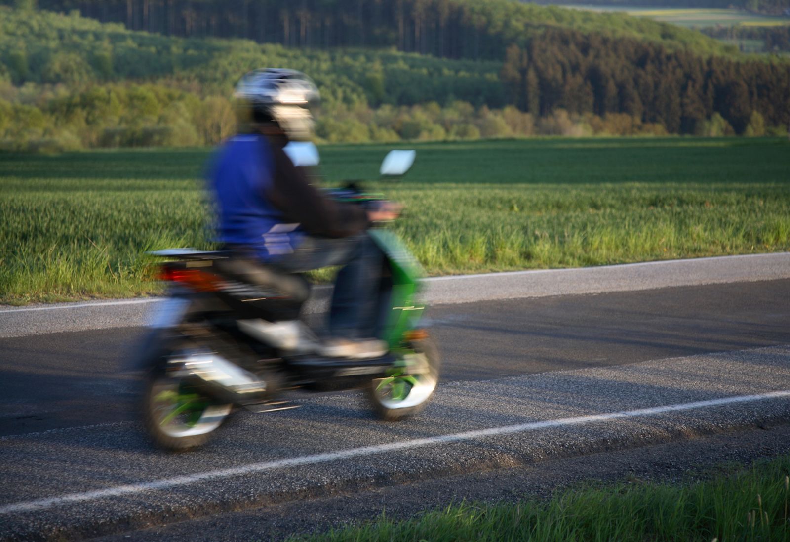 Moped på veien
