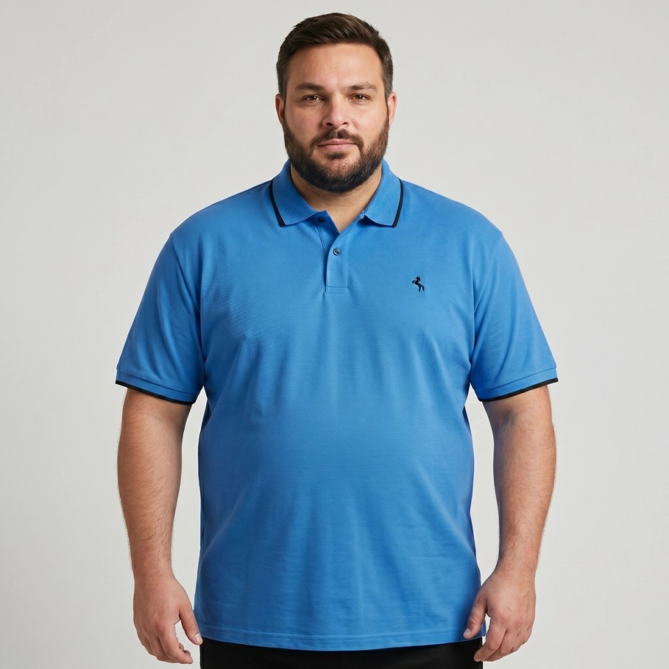 Polo majica Elvis plus size - Slika 2