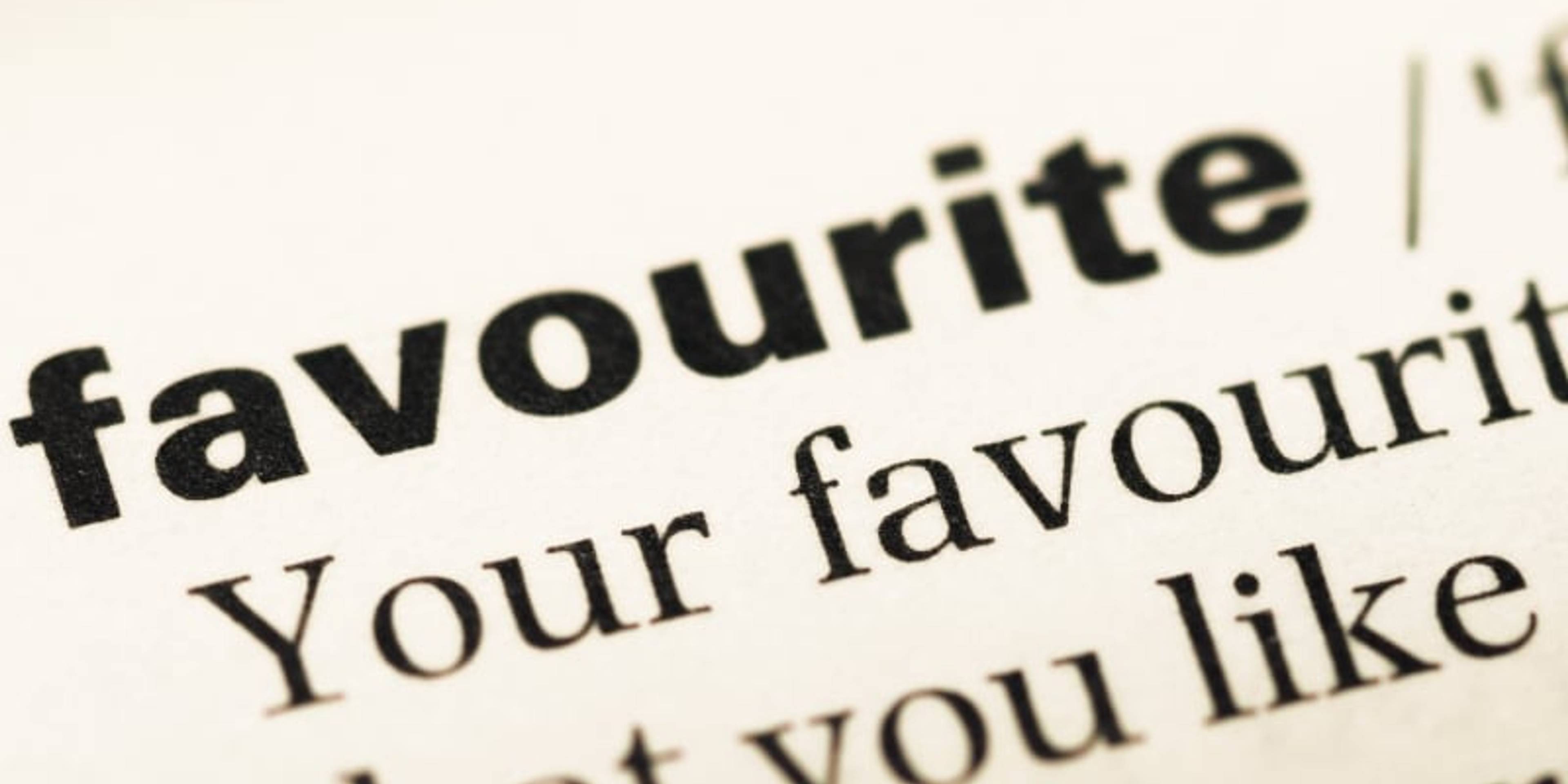 A Few of Our Favourite Things