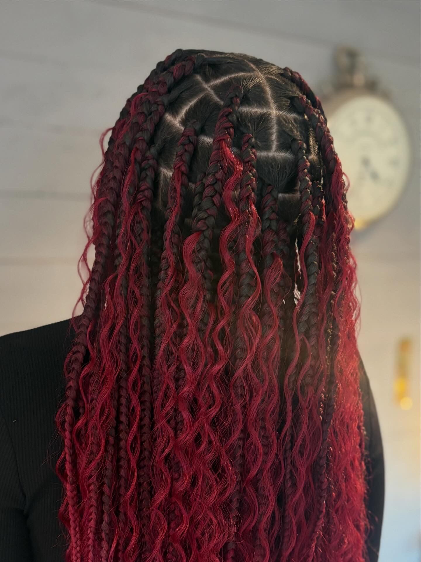 Red braids