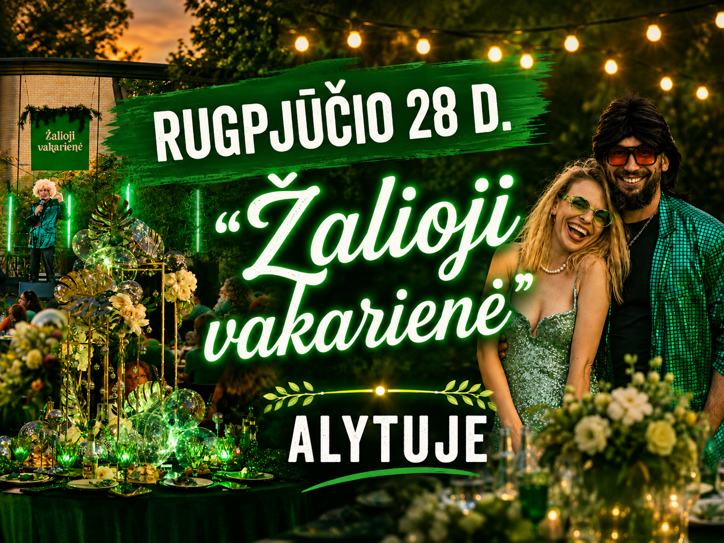 Žalioji vakarienė Alytuje sugrįžta: kviečia prisiminti dzūkiškas šaknis ir prisidėti įgyvendinant dvi žaliąsias miesto idėjas