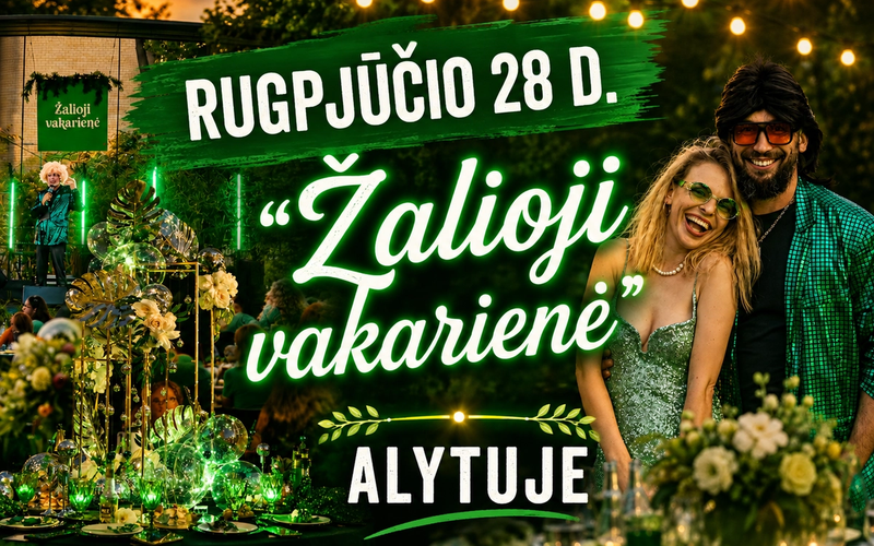 Žalioji vakarienė Alytuje sugrįžta: kviečia prisiminti dzūkiškas šaknis ir prisidėti įgyvendinant dvi žaliąsias miesto idėjas