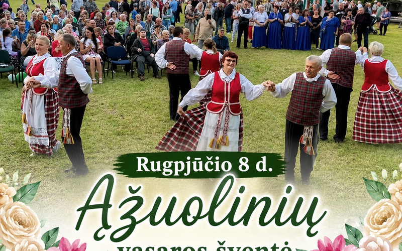 Rugpjūčio 8 d. Ąžuolinių kaime – vasaros šventė „Susitikime Ąžuoliniuose“