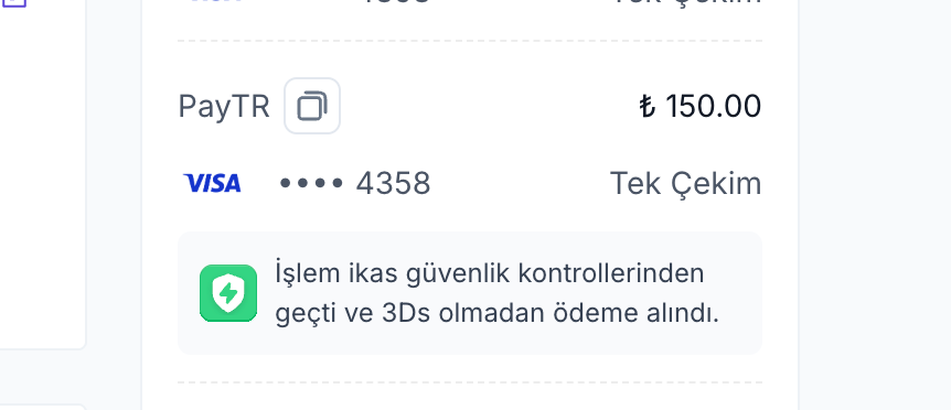 PayTR için akıllı 3Ds yönlendirme özelliğimiz yayında!