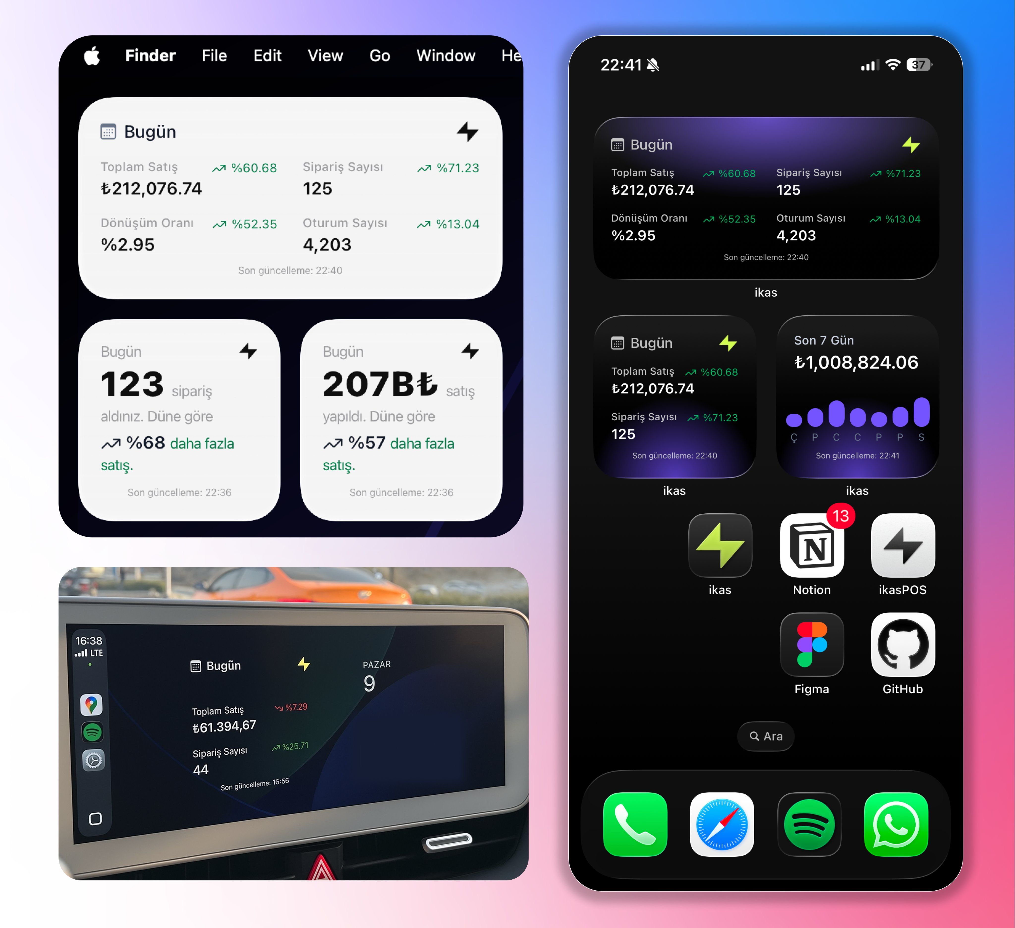 Apple araç takımları yayında!