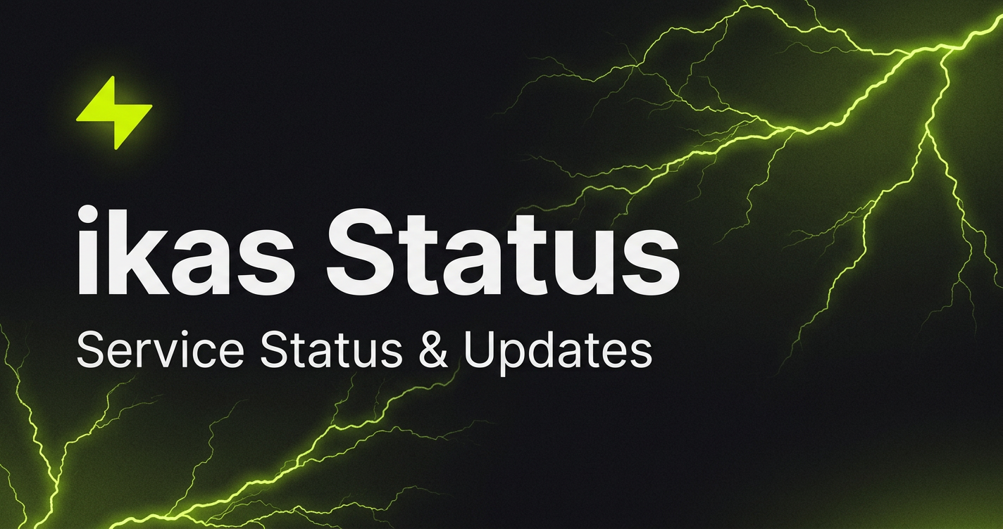 status.ikas.com durum sayfası yayında!