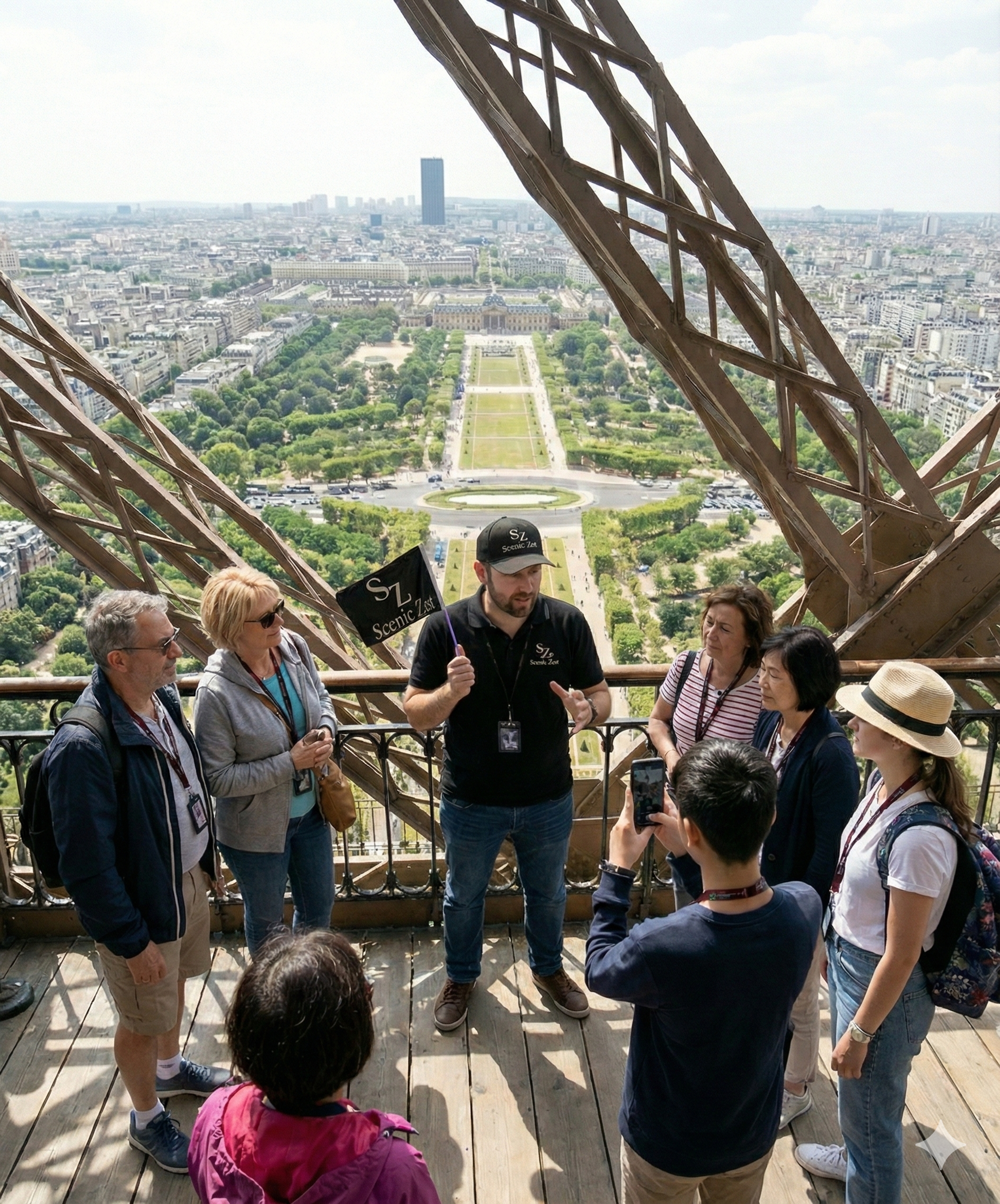 Eiffel Tower Dedicated Reserved Access Top or 2nd floor by stairs thumbnail 2
