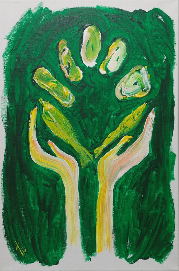 The Miracle of fish and breads | Art Lasovsky