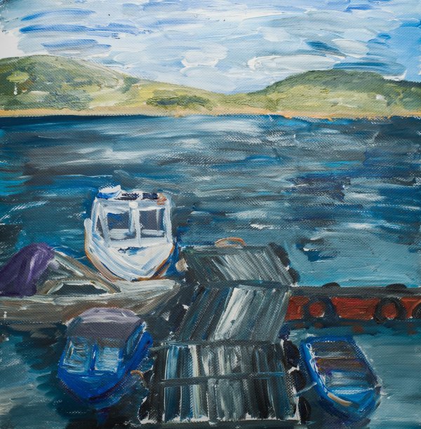 Boats on the shore | Art Lasovsky