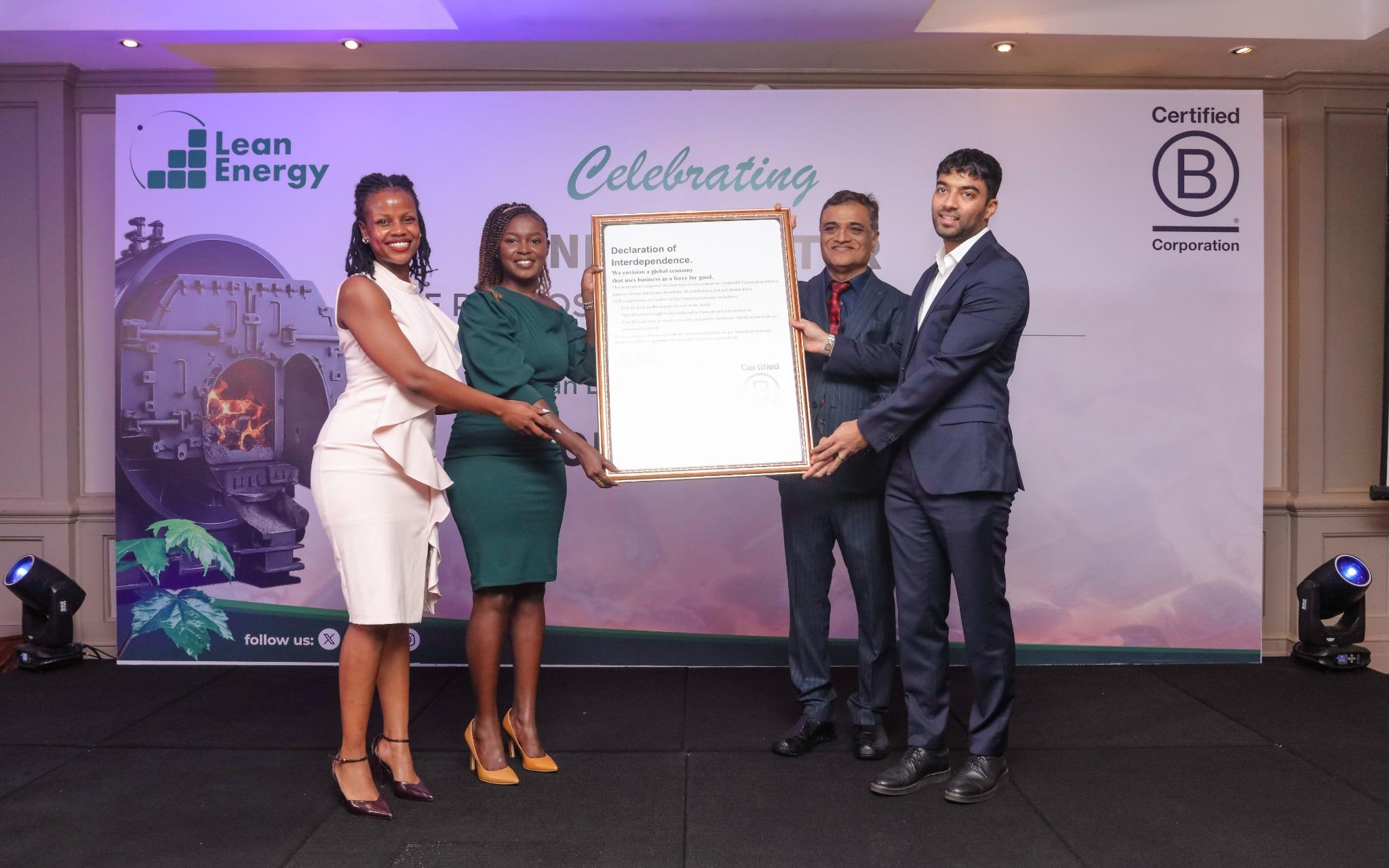 Lean Energy Solutions Earns B Corp Certification
