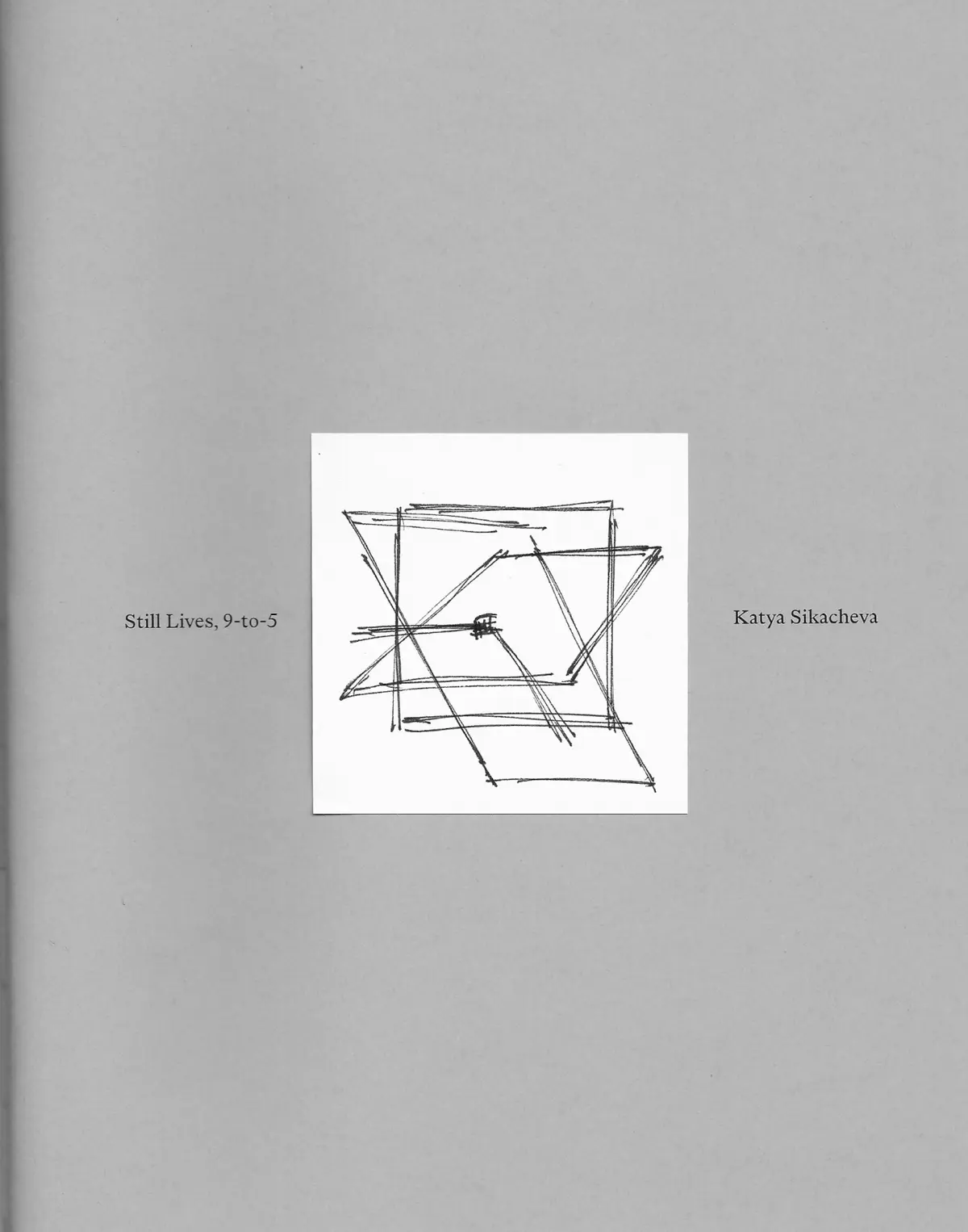 Returning from stainless steel to paper — we’re releasing Katya Sikacheva’s photobook Still Lives, 9-to-5 with Apropos Editions.