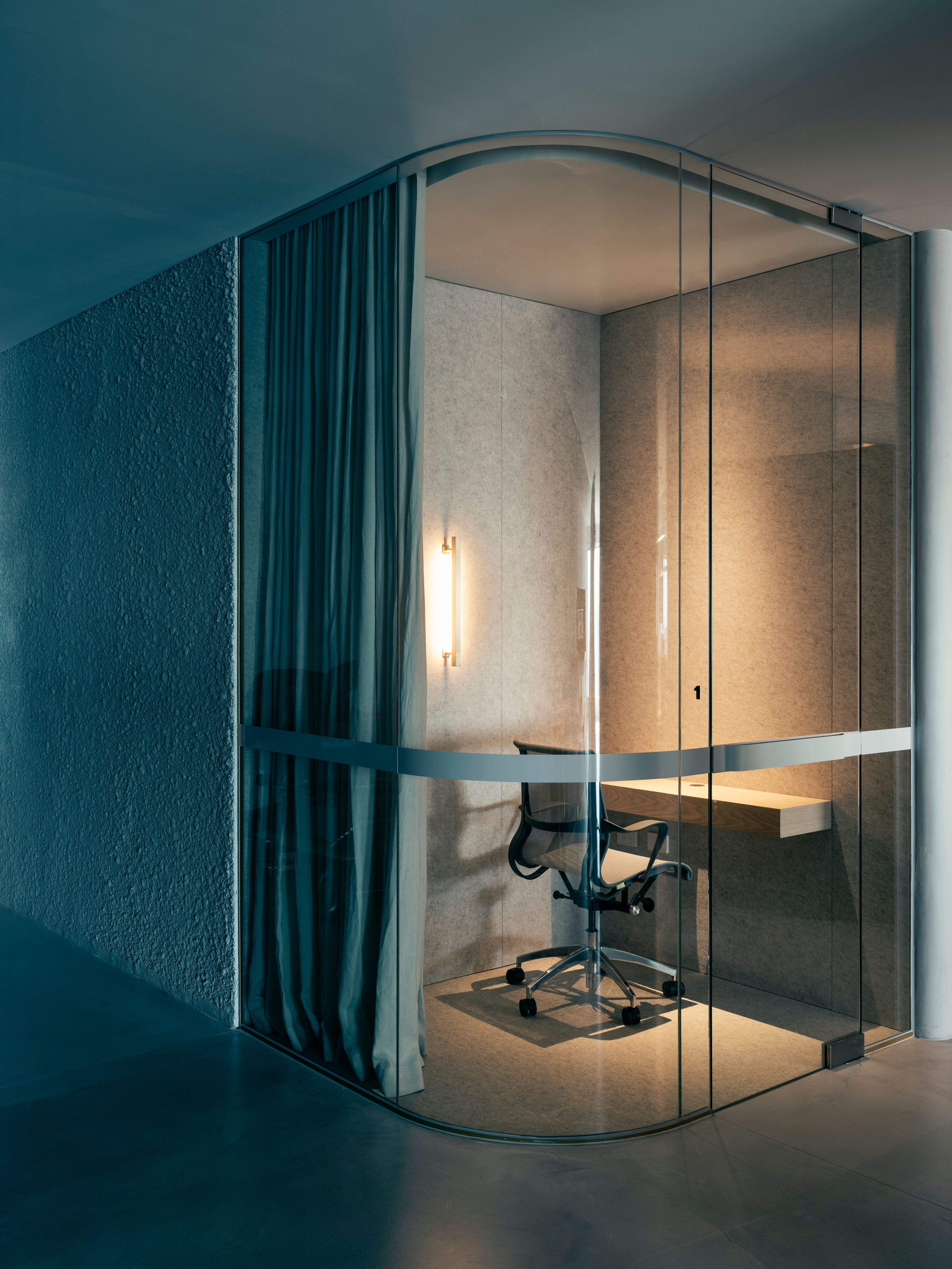 Corporate Clubhouse Melbourne by Studio Kennon meeting room