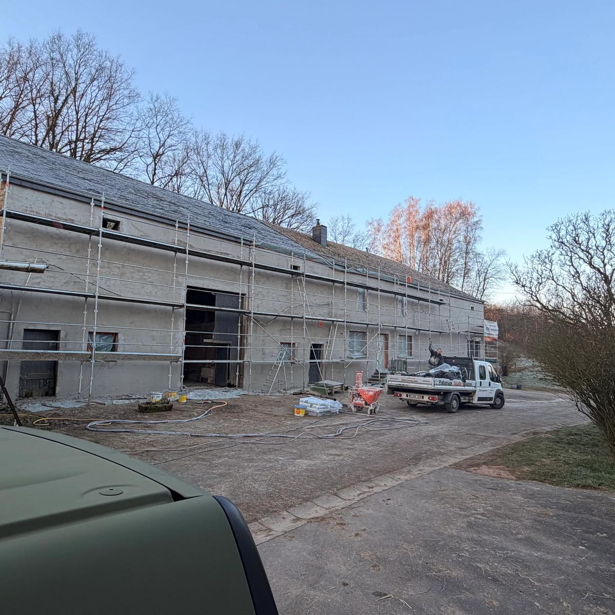 Début de chantier