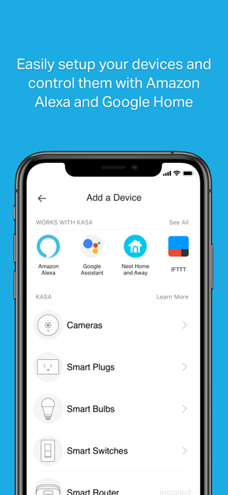 Kasa Smart app screenshot 2