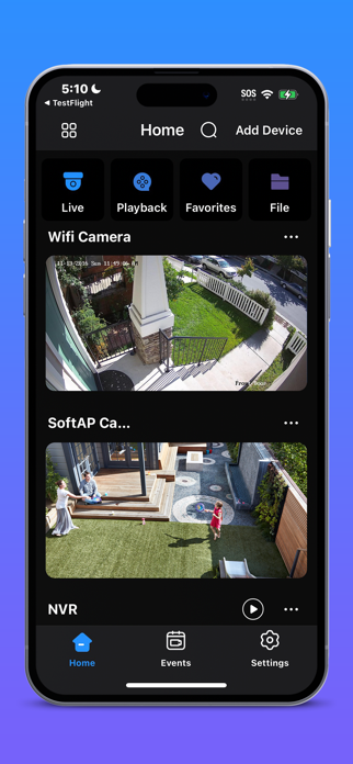 Amcrest View Pro 2 app screenshot 1