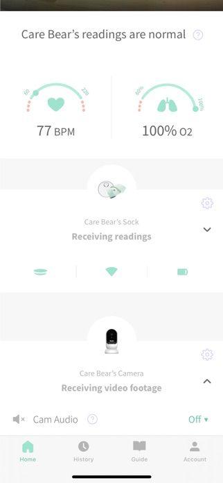 Owlet Care app screenshot 2
