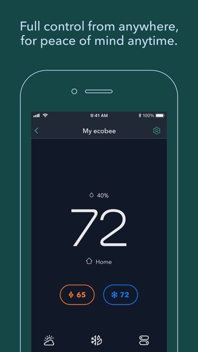 ecobee app screenshot 2