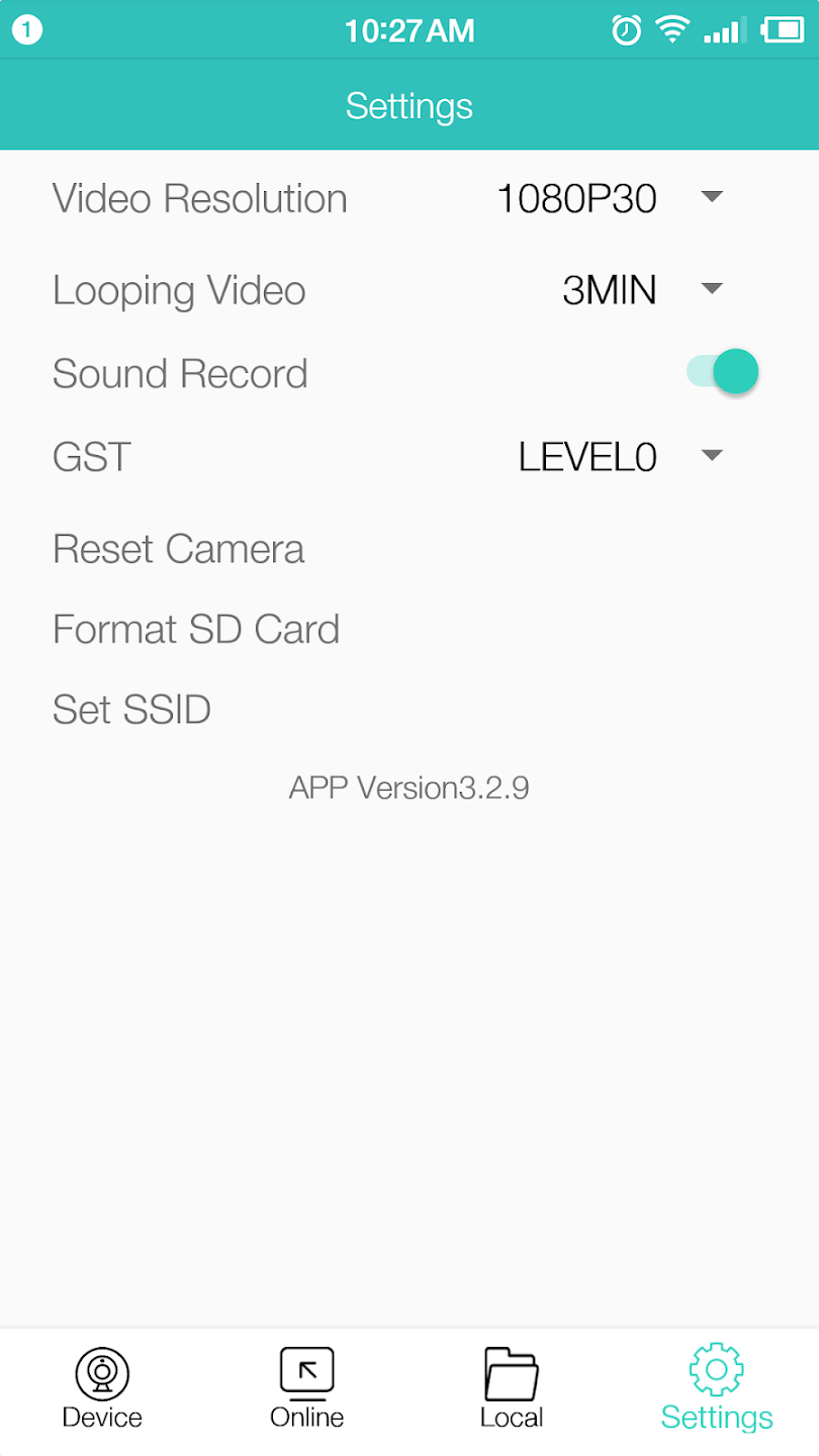 WiFi Camera app screenshot 3 — VSYSTO DVR camera management