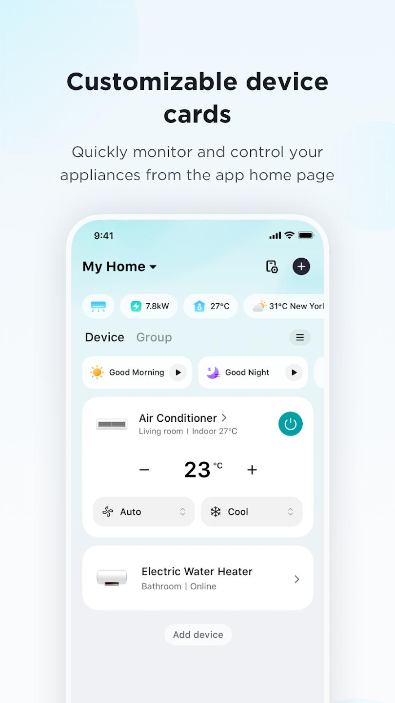 SmartHome (MSmartHome) app screenshot 1