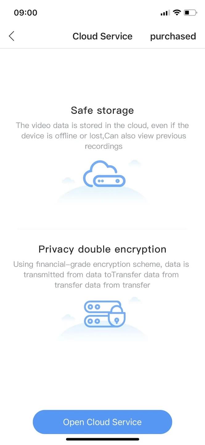 tcam app screenshot 2 — IP camera live monitoring interface