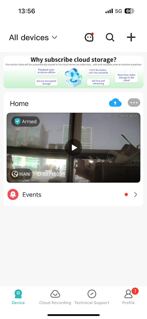 LWS380 App Screenshot 1