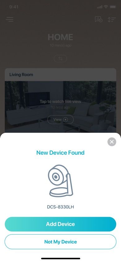 mydlink app screenshot 2