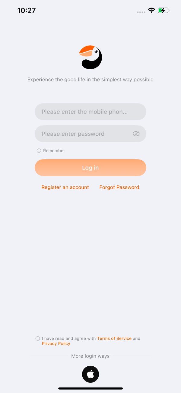 Alcidae Smart Life App Screenshot 1
