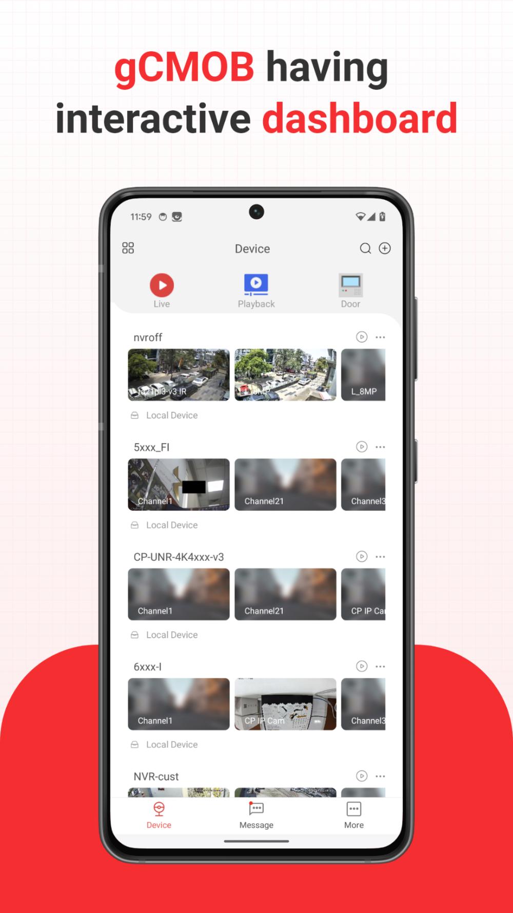 gCMOB app screenshot 1