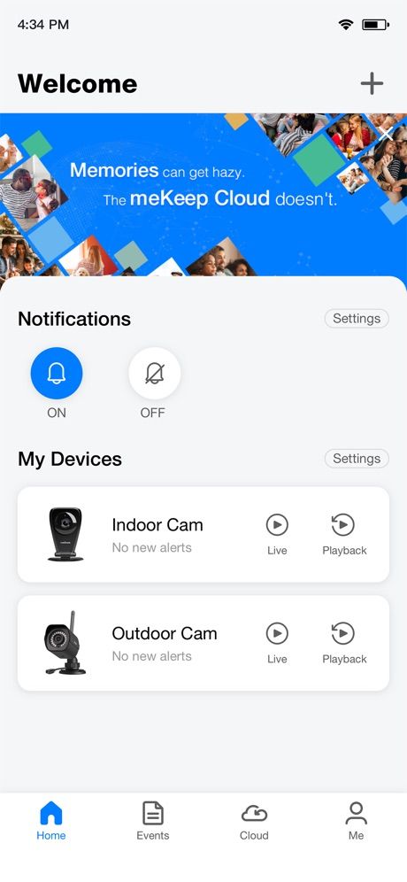meKeep app screenshot 1