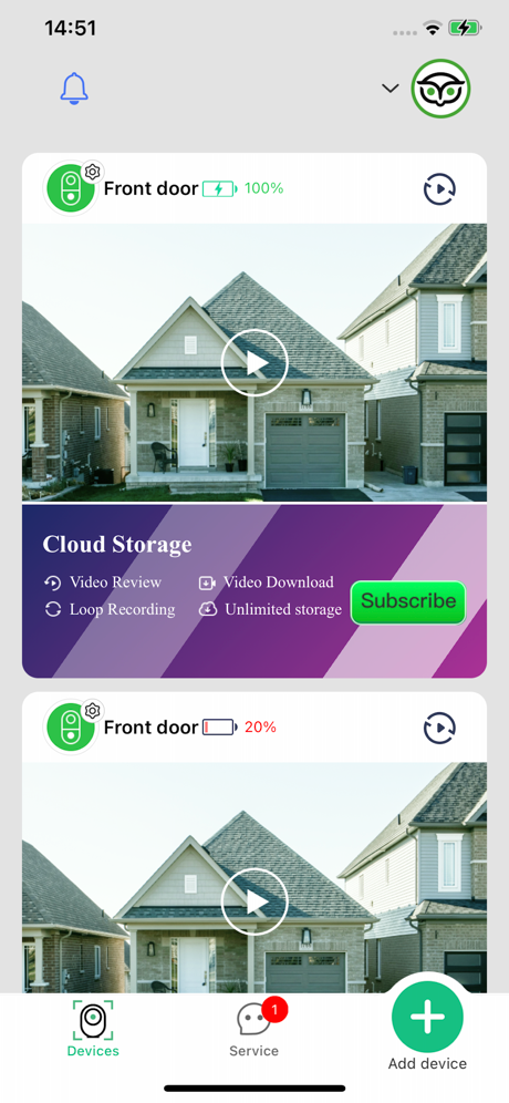 Seeing app screenshot 1