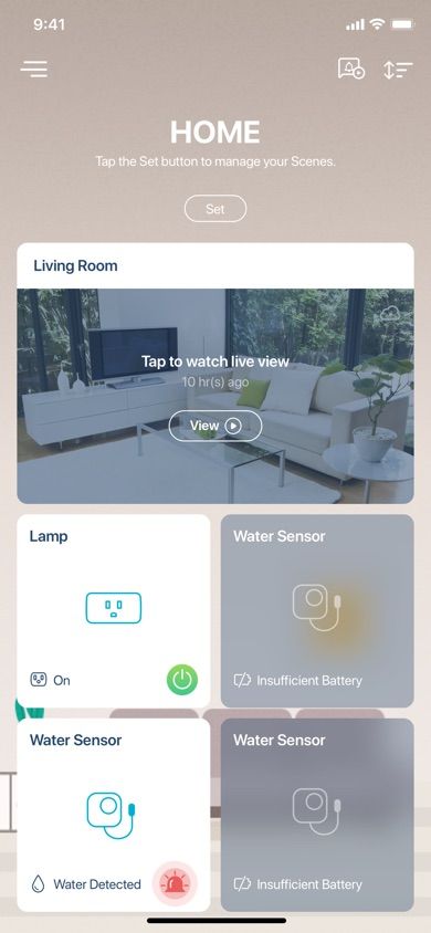 mydlink app screenshot 1