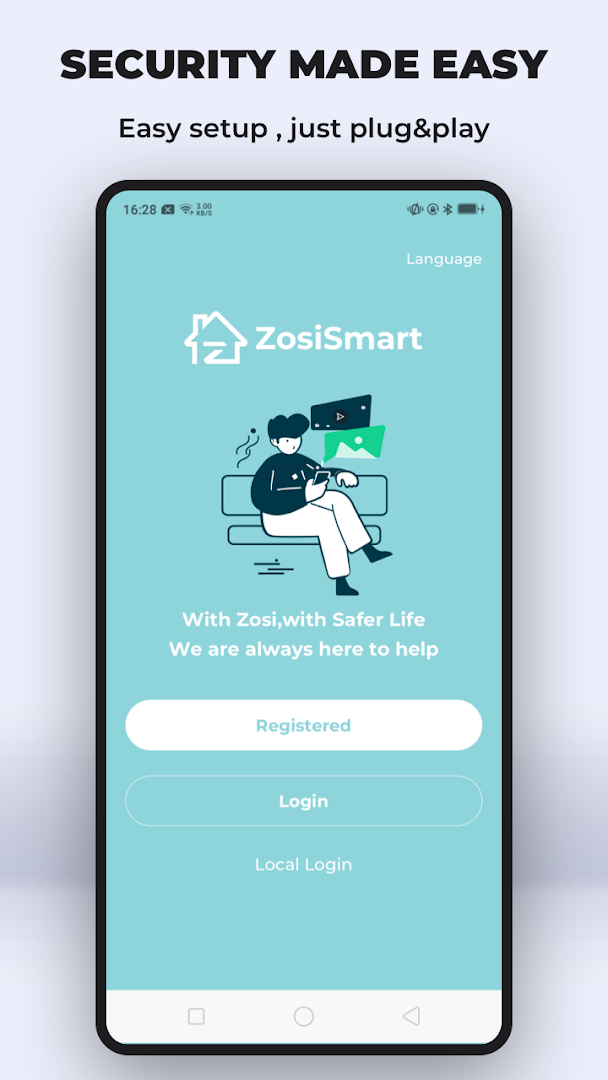 Zosi Smart app screenshot 1
