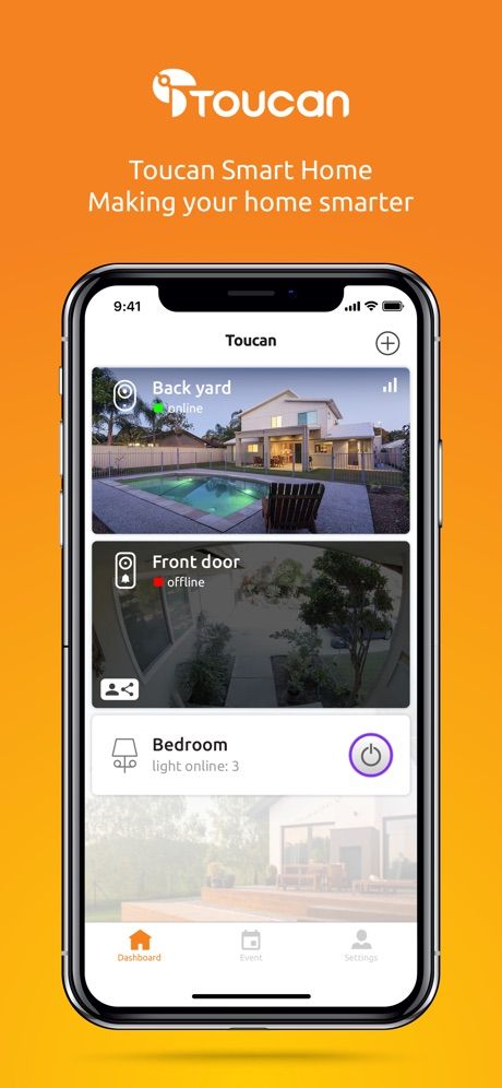 Toucan Smart Home app screenshot 1