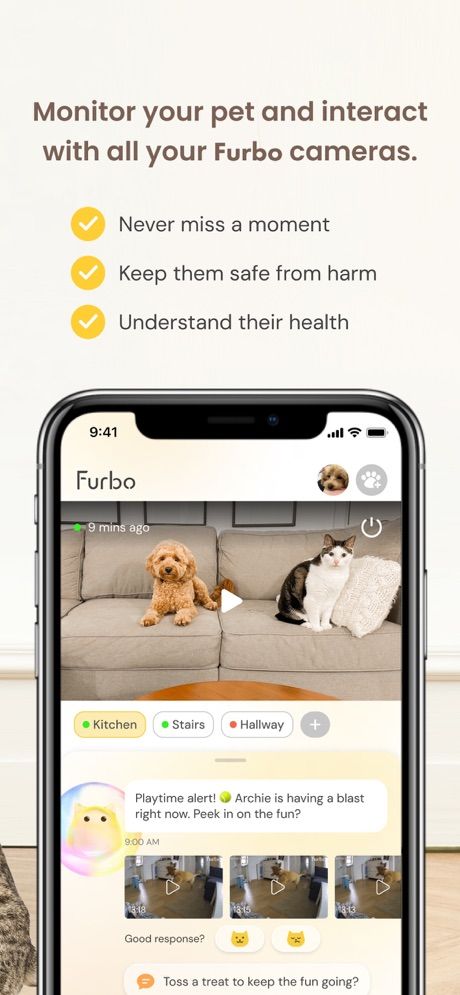 Furbo pet camera app screenshot 3