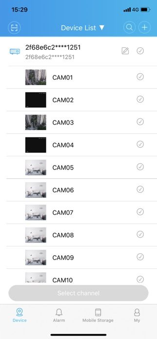 Sannce Vision app screenshot 2