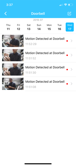 Amcrest Smart Home app screenshot 2