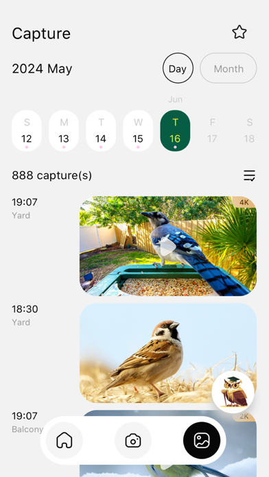 Hibird Cam app screenshot 2