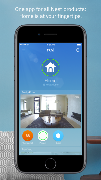 Nest app screenshot 1