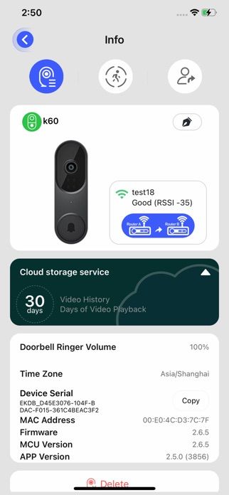 LiveHome app screenshot 2
