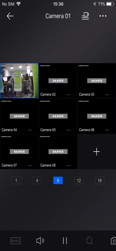 SANNCE HOME app screenshot 2