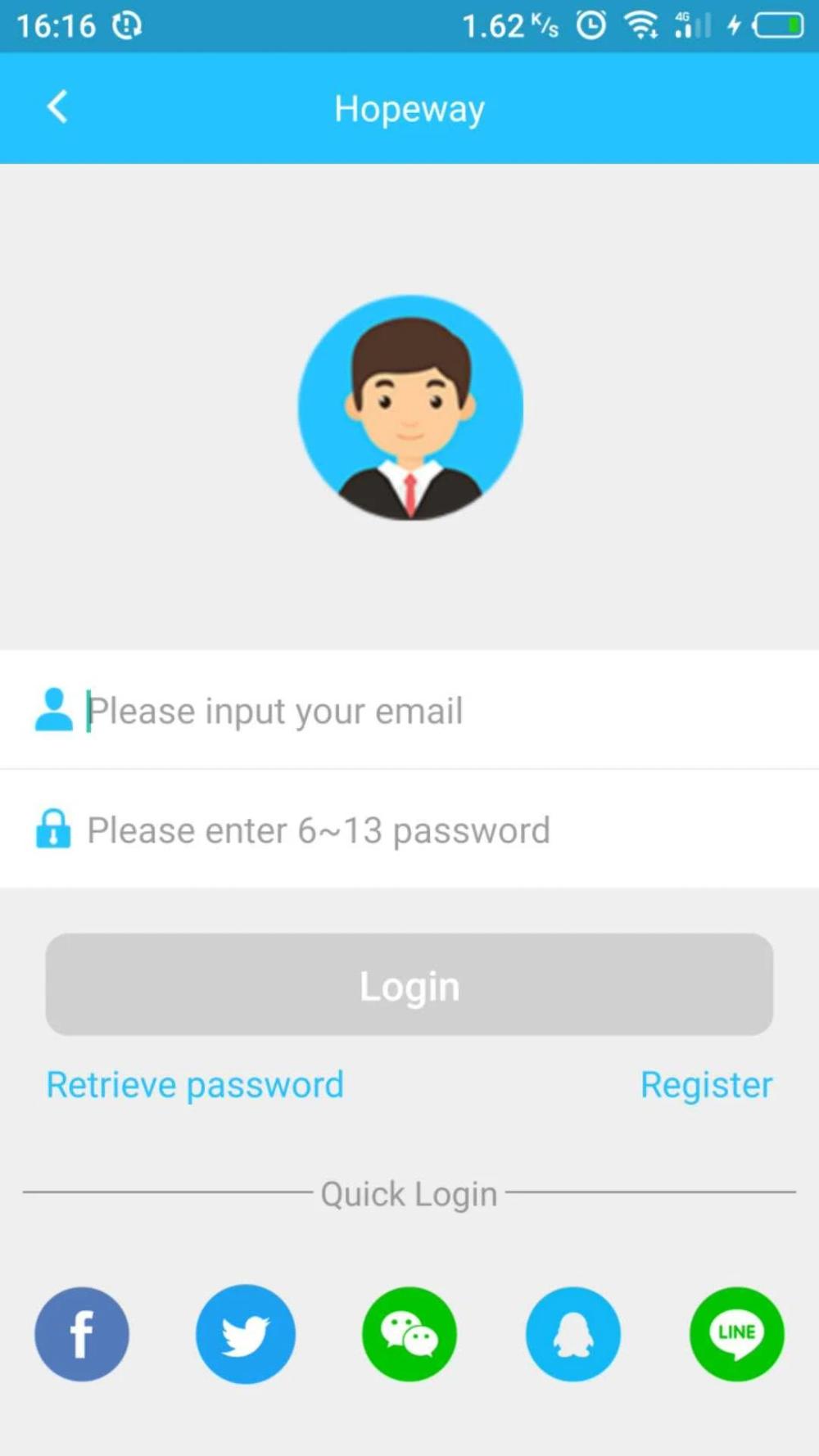 Hopeway App Screenshot 1