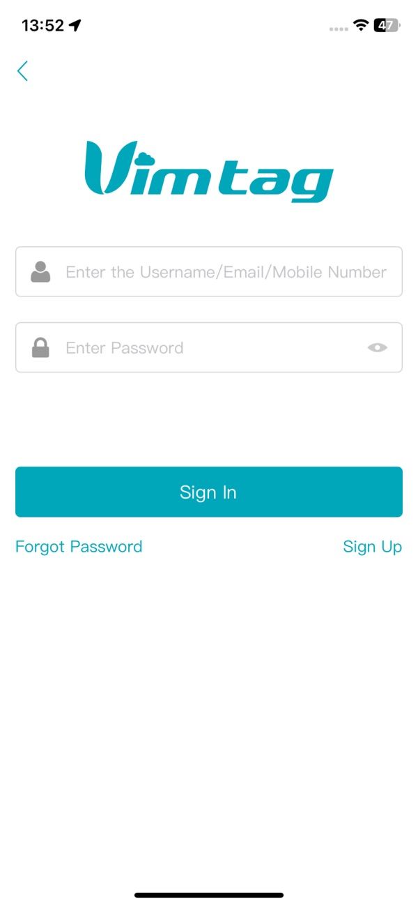 Vimtag App Screenshot 1