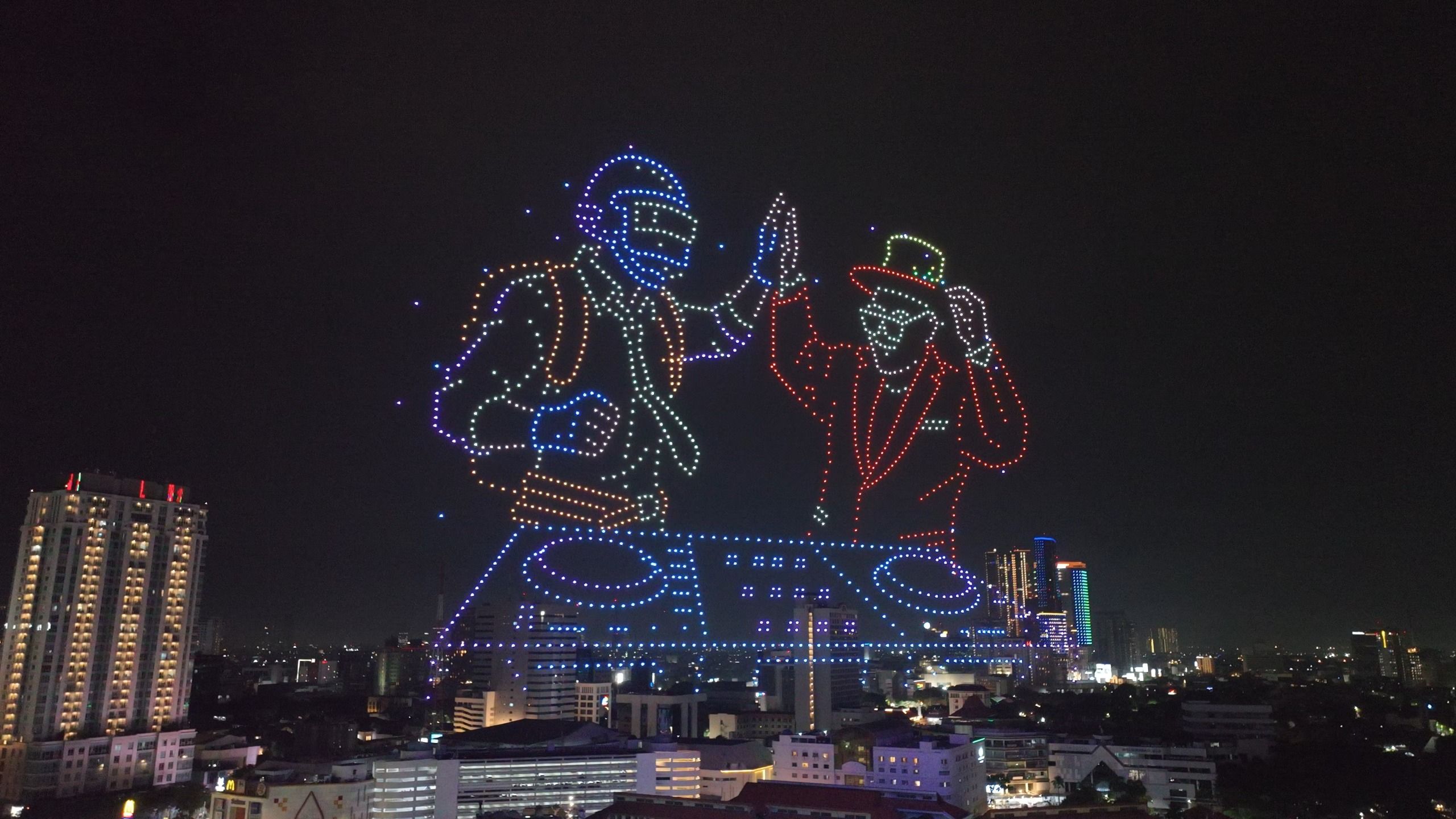 PUBG Mobile 8th Anniversary MURI Record Show 1500 Drones - frame 13