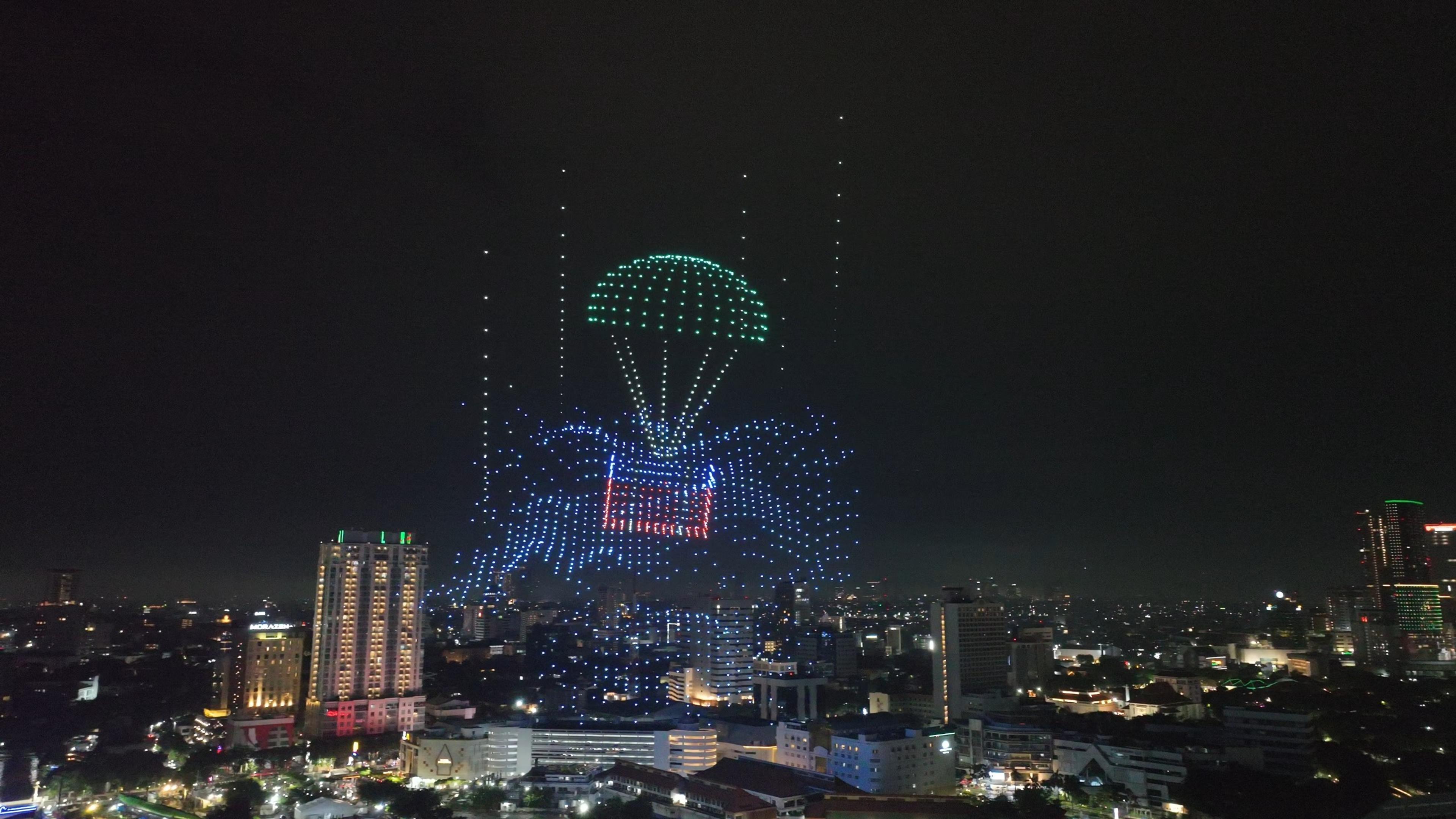 PUBG Mobile 8th Anniversary MURI Record Show 1500 Drones - frame 4