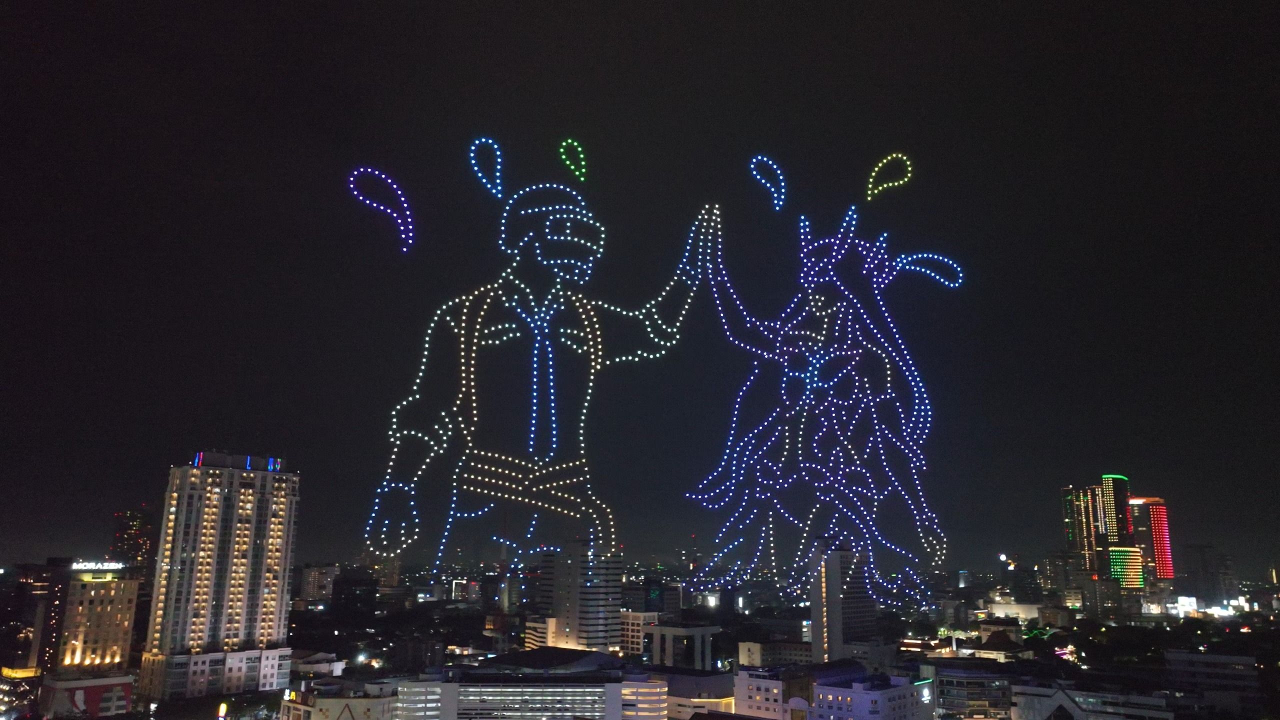 PUBG Mobile 8th Anniversary MURI Record Show 1500 Drones - frame 10