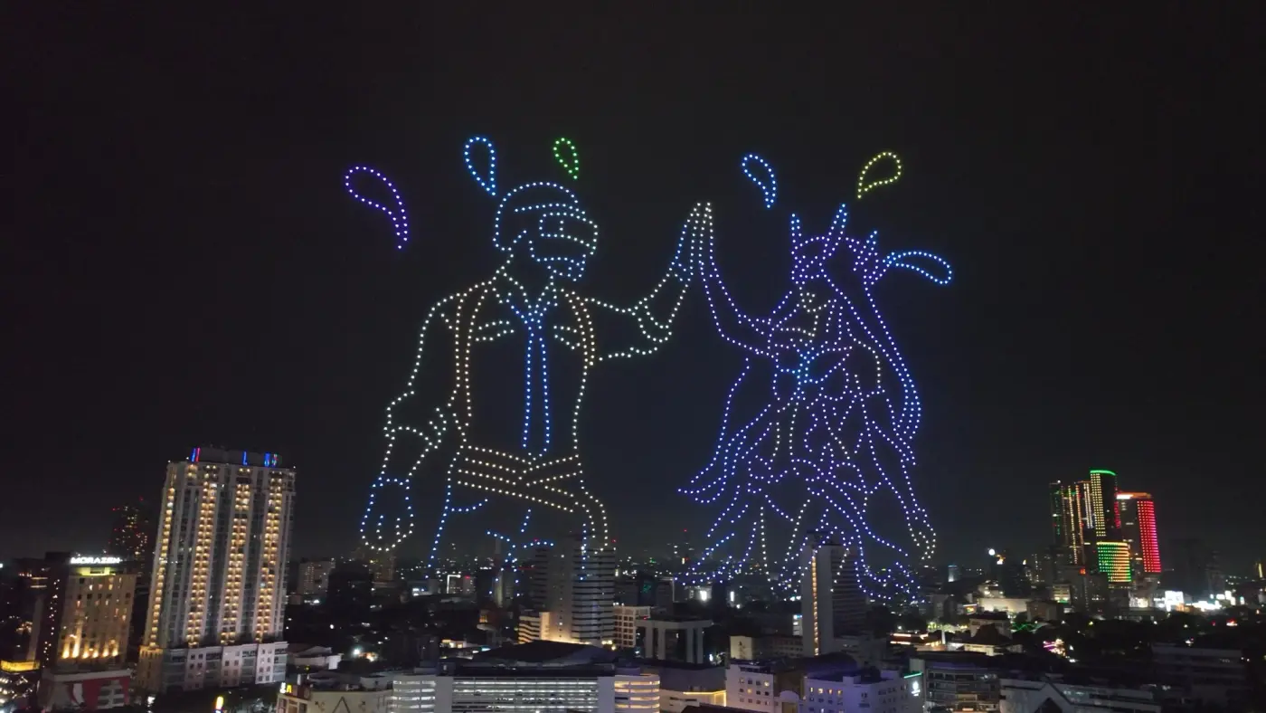 PUBG Mobile 8th Anniversary MURI Record Show 1500 Drones - frame 10