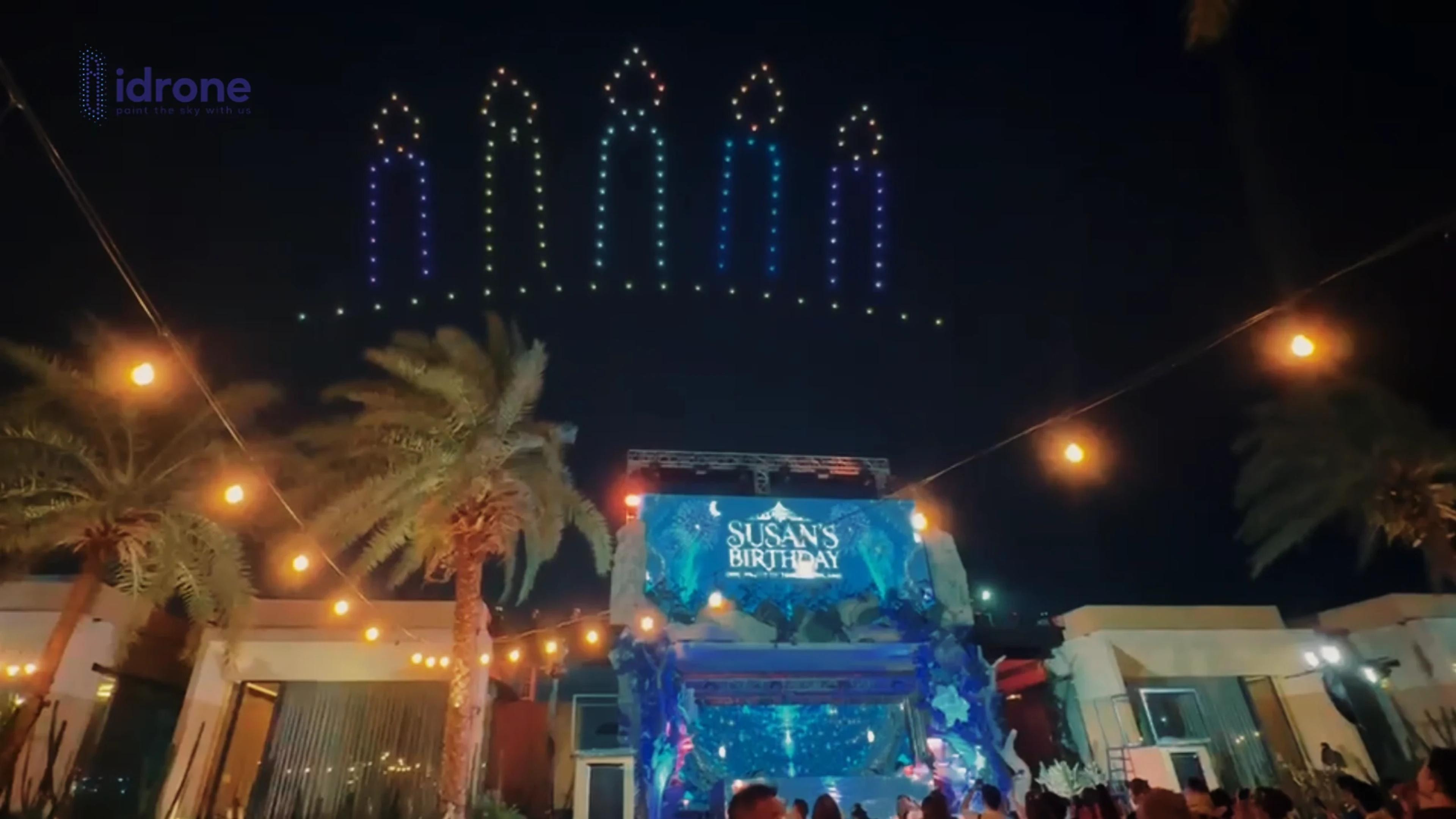 Susan Birthday di Dreamville PIK 2: 150 Drone Membawa Pesan Personal ke Langit